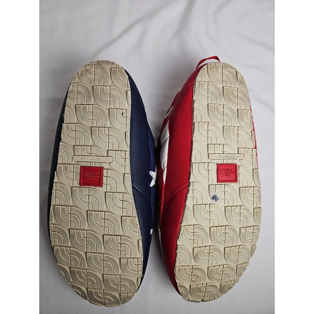 North Face Mens Slippers Size 12 ThermoBall Traction Mule V USA Flag Stars